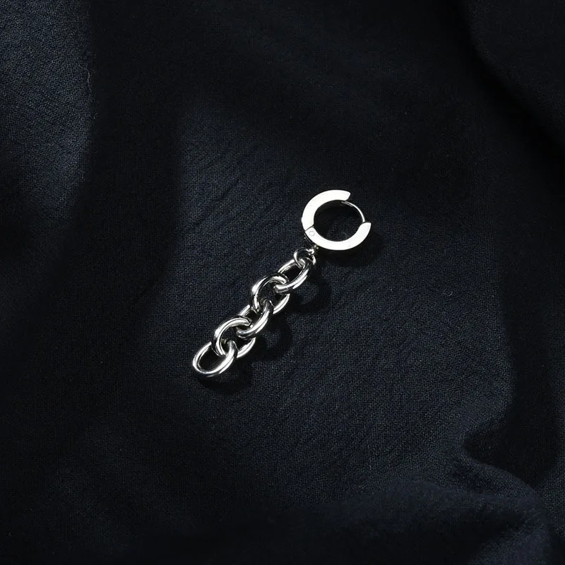 1PCS Men Women Punk Earrings Link Chains Titanium Steel Cross Street Hip Hop Earrings Jewelry Never Fade Trendy Korean Earring
1PCS Men Women Punk Earrings Link Chains Titanium Steel Cross Street Hip Hop Earrings Jewelry Never Fade Trendy Korean Earring