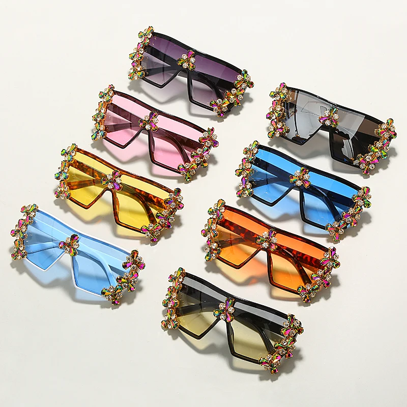 Oversized Colorful Diamond Sunglasses Women Luxury Fashion One Piece Square Sunglasses Gradient Vintage Punk Glasses UV400
Oversized Colorful Diamond Sunglasses Women Luxury Fashion One Piece Square Sunglasses Gradient Vintage Punk Glasses UV400