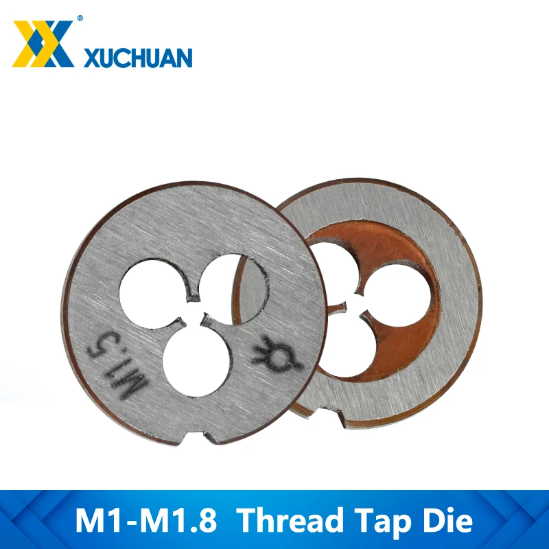 Right Hand Thread Die Metal Threading Tool M1-M1.8 For Mold Machining Tapping Tools Screw Metric Die
Right Hand Thread Die Metal Threading Tool M1-M1.8 For Mold Machining Tapping Tools Screw Metric Die