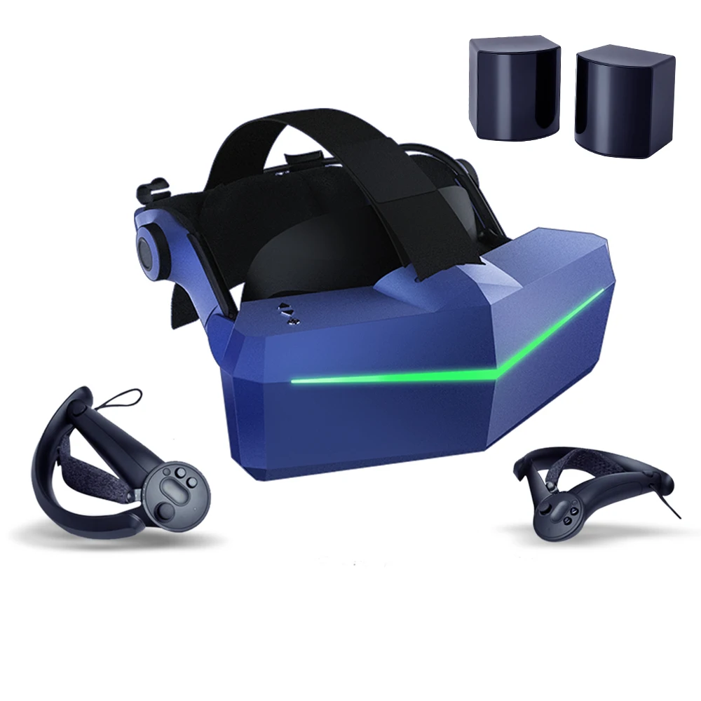 Полный комплект VR гарнитуры Pimax Vision 8K Plus с базовыми станциями индексом клапана и