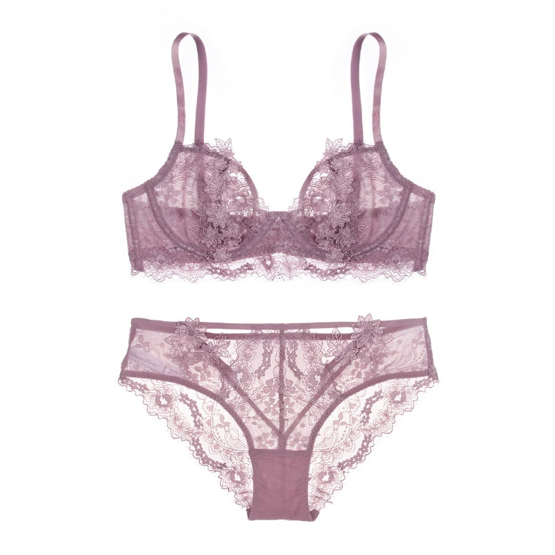 Women sexy lace beautiful back underwear, women gather bra set, ultra-thin transparent comfortable breathable bra set WT036
Women sexy lace beautiful back underwear, women gather bra set, ultra-thin transparent comfortable breathable bra set WT036