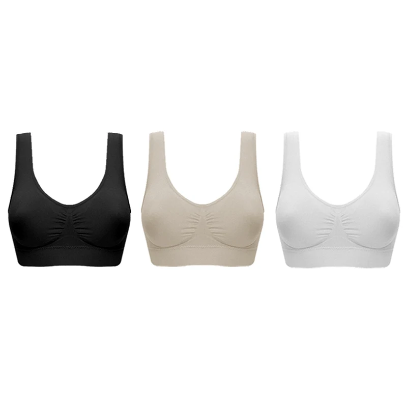Women Fitness Bra Running Gym Shockproof Seamless Solid Color Underwear Fitness Fashion Bras
Women Fitness Bra Running Gym Shockproof Seamless Solid Color Underwear Fitness Fashion Bras