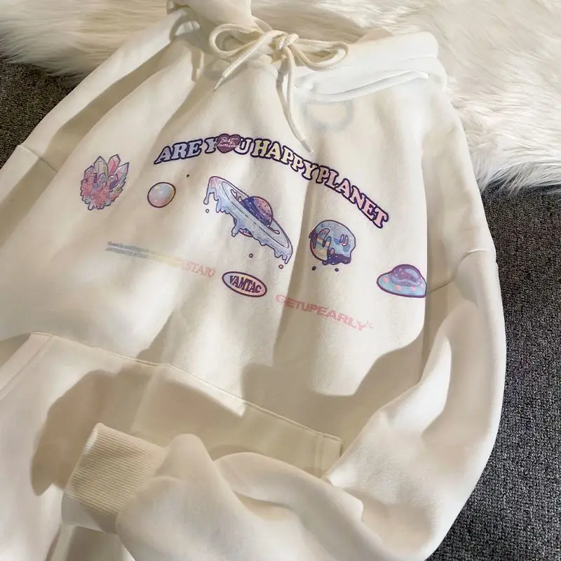 2022 Hooded Sweatshirt Planet Oversized Long Sleeve Pullover Hoodie Men Women Harajuku Letters Loose All-match Trend Outwear
2022 Hooded Sweatshirt Planet Oversized Long Sleeve Pullover Hoodie Men Women Harajuku Letters Loose All-match Trend Outwear