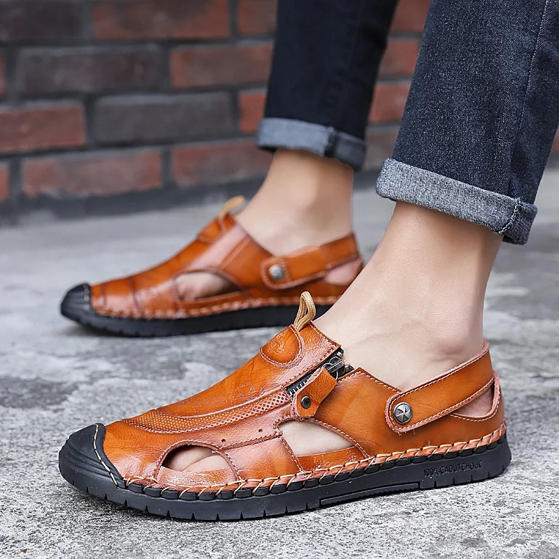 Sandalia Masculino Sandale Ete Homme Zandalias Hombre Sandel For Men Summer Shoes Beach Sandals Sandalias Transpirables Leather
Sandalia Masculino Sandale Ete Homme Zandalias Hombre Sandel For Men Summer Shoes Beach Sandals Sandalias Transpirables Leather