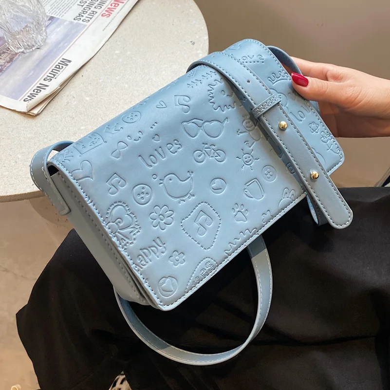 2021 New Trendy Fashion Ladies Underarm Bag Western Style Single Shoulder Messenger Handbags Embossed Popular Small Square Bag
2021 New Trendy Fashion Ladies Underarm Bag Western Style Single Shoulder Messenger Handbags Embossed Popular Small Square Bag