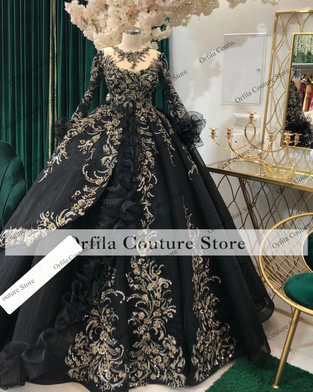Vestidos De Novia Albanian Caftan Evening Dresses 2022 Scoop Ball Gown Prom Dress Applique Robe De Soirée De Mariage 
Vestidos De Novia Albanian Caftan Evening Dresses 2022 Scoop Ball Gown Prom Dress Applique Robe De Soirée De Mariage