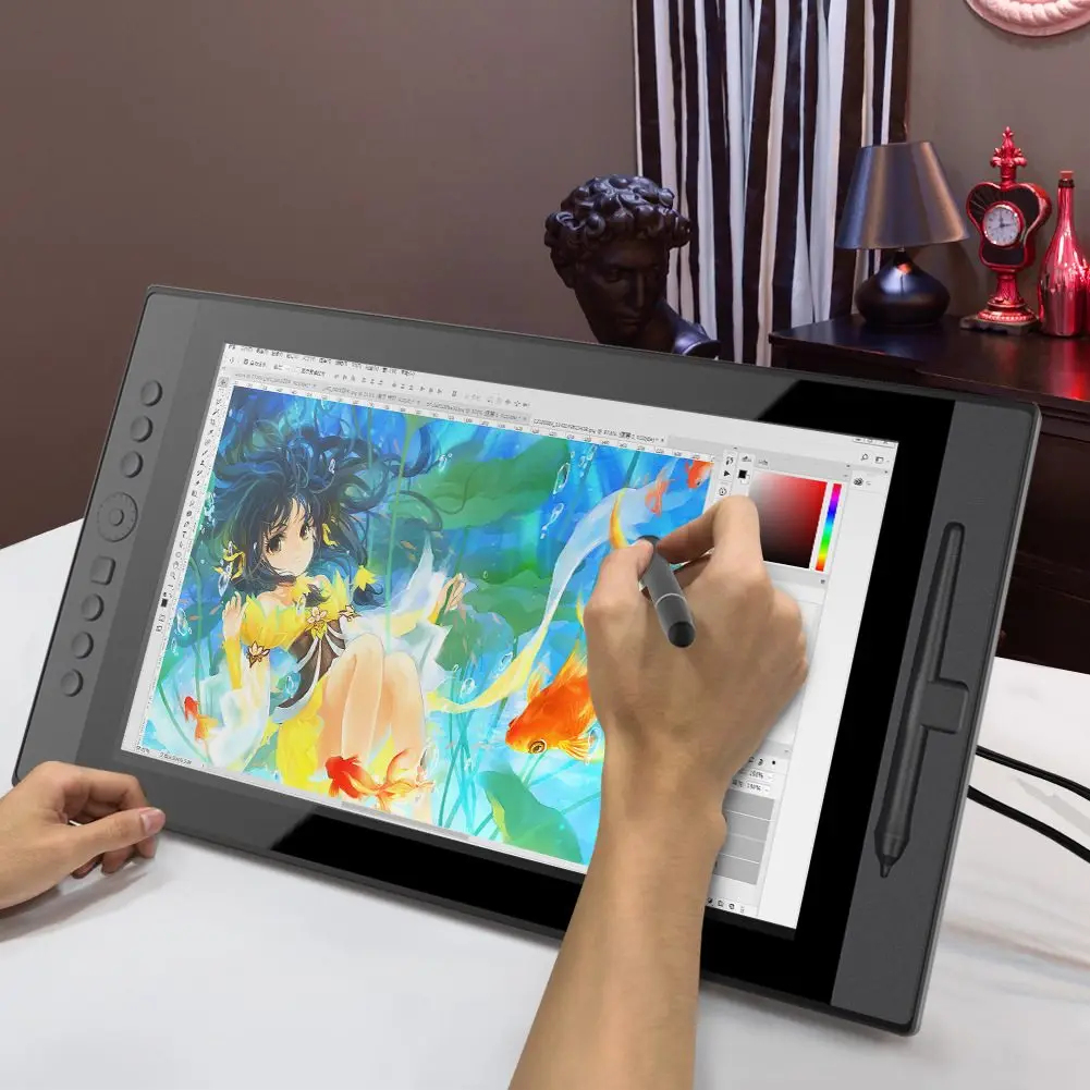 VK1560 15.6 inch Digital TabletLCD IPS 5080LPI 8192 Pressure Sensitivity Drawing Monitor Graphics Tablet Drawing Board
VK1560 15.6 inch Digital TabletLCD IPS 5080LPI 8192 Pressure Sensitivity Drawing Monitor Graphics Tablet Drawing Board