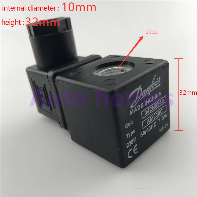 Danfoss Соленоидный клапан катушки 042N0840 Тип AM230C 7 5 W 9 внутренний диаметр 10