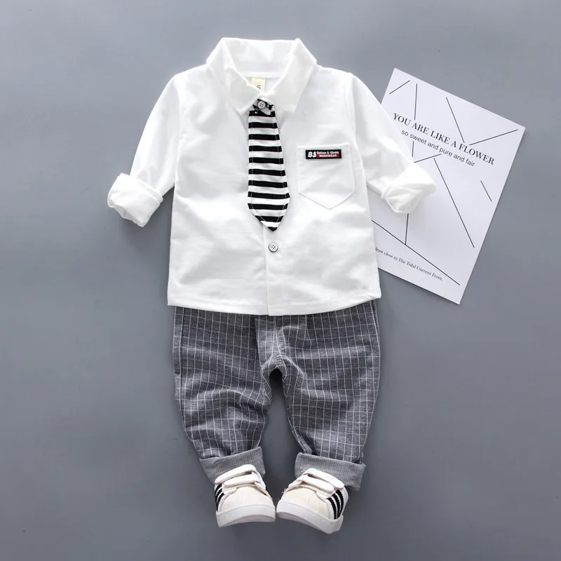 Autumn Infant Clothing Suit Baby Boys Clothes Formal Party Newborn Baby Boy Clothing Sets Tie Shirt + Pants Outfits Set 0-4 Year
Autumn Infant Clothing Suit Baby Boys Clothes Formal Party Newborn Baby Boy Clothing Sets Tie Shirt + Pants Outfits Set 0-4 Year