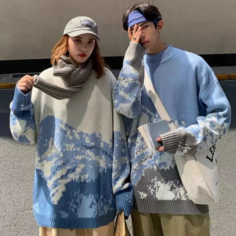 Autumn/Winter Korea Preppy Style Lazy Girl Vintage Pattern Men's And women's Sweaters Harajuku All-Match Gentle Couple Pullovers
Autumn/Winter Korea Preppy Style Lazy Girl Vintage Pattern Men's And women's Sweaters Harajuku All-Match Gentle Couple Pullovers