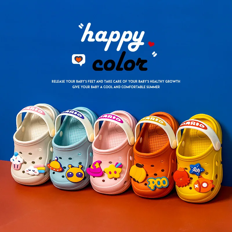 Children's slippers EVA baby sandals non-slip soft-soled garden beach shoes non-slip hole shoes
Children's slippers EVA baby sandals non-slip soft-soled garden beach shoes non-slip hole shoes