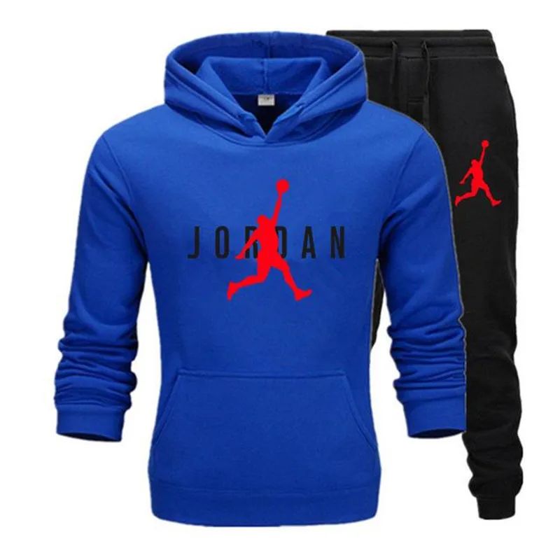 2021 Your Fashion New Men'S Jordan Hoodie Suit 23 Track Suit Fleece Hoodie Suit + Men'S Jogging Homme Pullover Sweatshirt