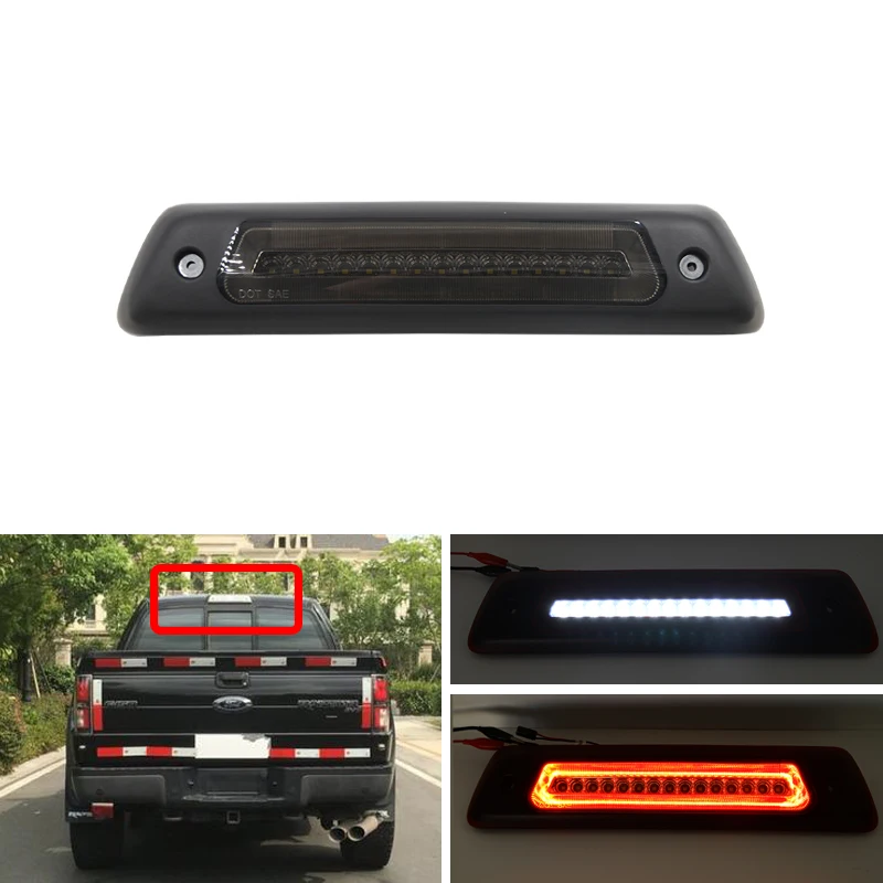 Fits Ford F-150 F150 Pickup Trunk 2009-2014 Smoke Led High-Mount Rear Red Third Brake Light White Roof Cargo Light
Fits Ford F-150 F150 Pickup Trunk 2009-2014 Smoke Led High-Mount Rear Red Third Brake Light White Roof Cargo Light
