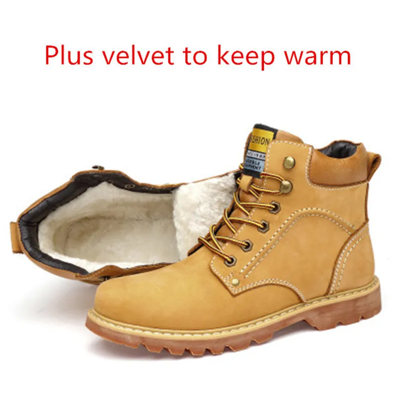 Autumn and winter new high-end men's boots leather large size men's boots to keep warm in winter. Men's boots zapatos de hombre
Autumn and winter new high-end men's boots leather large size men's boots to keep warm in winter. Men's boots zapatos de hombre