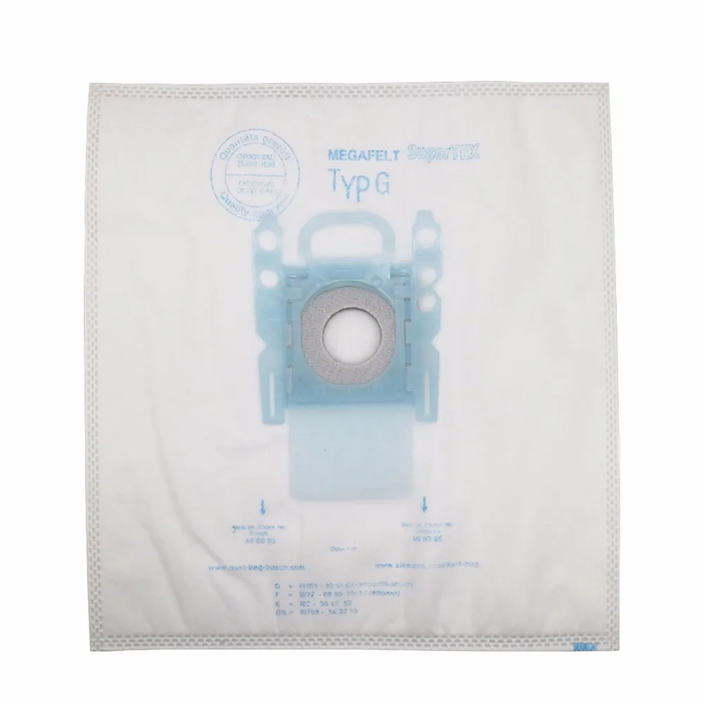 2шт пылесборник для Bosch Microfibre Type G GXXL GXL MegaAir SuperTex BBZ41FGXXL неоригинальный|vacuum cleaner dust