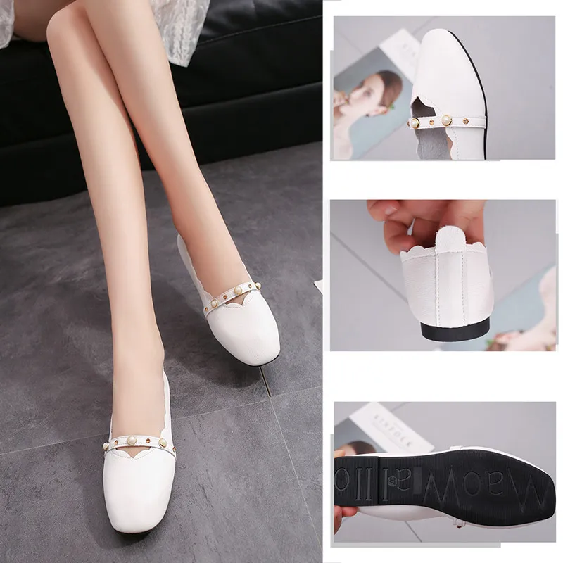 Pointed Toe Fashion Leather Flats Comfortable Flat Casual Shoes 2020 New Ladies Slip On Loafers Summer Footwear Fashion
Pointed Toe Fashion Leather Flats Comfortable Flat Casual Shoes 2020 New Ladies Slip On Loafers Summer Footwear Fashion