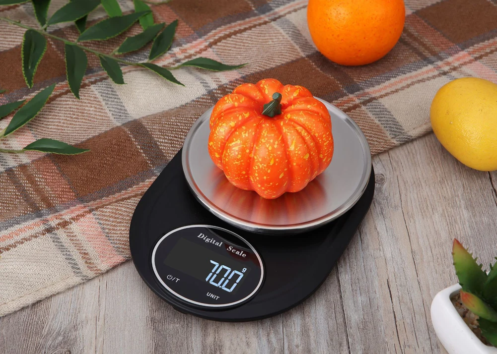Kitchen Portable Electronic Digital Scale With Timer High Precision LED Display Household 11lb 5kg Foods Measuring Tools
Kitchen Portable Electronic Digital Scale With Timer High Precision LED Display Household 11lb 5kg Foods Measuring Tools
