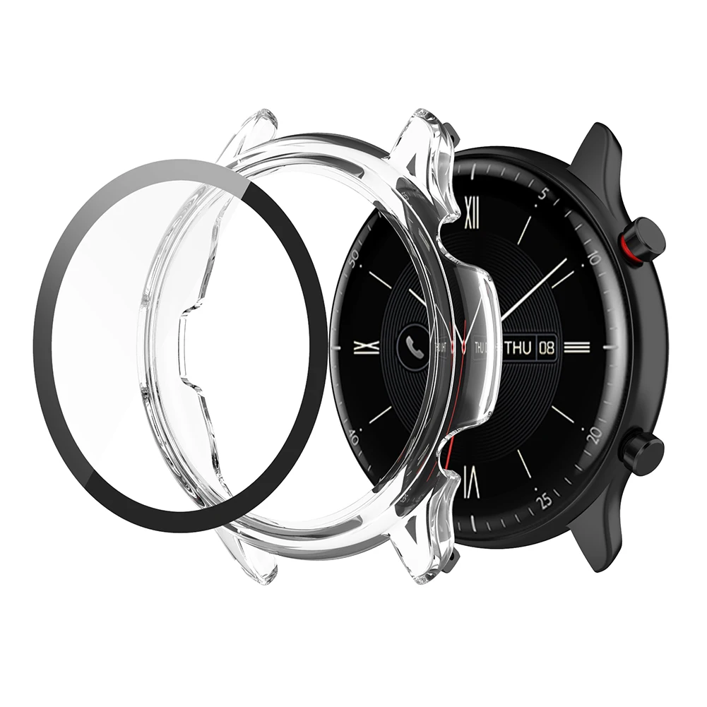 Protective Shell Anti-Scratch Frame Bumper Full Coverage Screen Protector for Amazfit GTR 2e/GTR 2/SIM Watch Case
Protective Shell Anti-Scratch Frame Bumper Full Coverage Screen Protector for Amazfit GTR 2e/GTR 2/SIM Watch Case