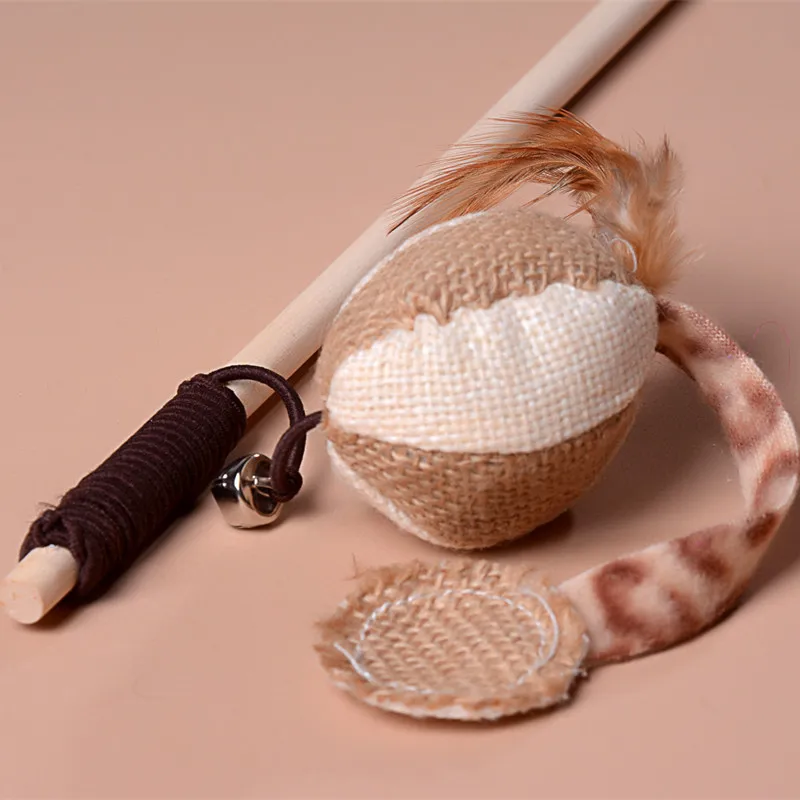 40cm Pet Cat Teaser Kitten Wire Play Toy Cat Play Stick Mouse Rat Rod Cats Stick Interavtive Small Bell Toy for Cat Pet Product
40cm Pet Cat Teaser Kitten Wire Play Toy Cat Play Stick Mouse Rat Rod Cats Stick Interavtive Small Bell Toy for Cat Pet Product