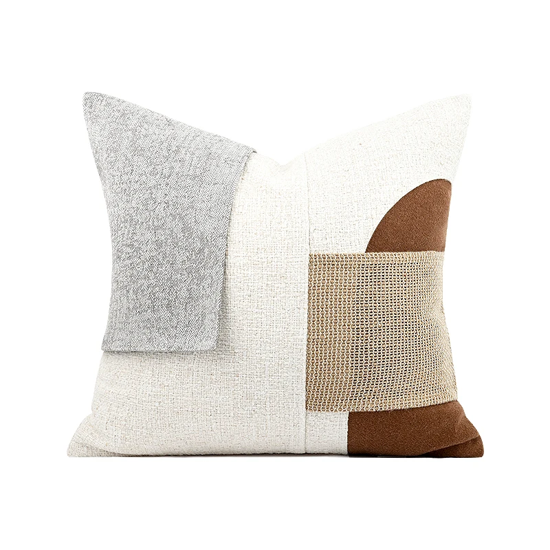 Light Luxury Cushion Cover Brown Grey White Geometric Throw Pillows 45x45cm 30x50cm Decorative Cushions For Living Room Sofa Car
Light Luxury Cushion Cover Brown Grey White Geometric Throw Pillows 45x45cm 30x50cm Decorative Cushions For Living Room Sofa Car