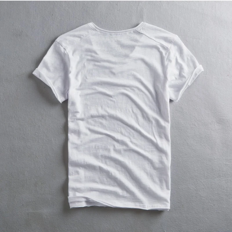 iSurvivor 2021 Summer New Men's T-shirt Short-sleeved V-neck Slub Cotton Casual Solid Color Thin Cotton T-shirt For Men
iSurvivor 2021 Summer New Men's T-shirt Short-sleeved V-neck Slub Cotton Casual Solid Color Thin Cotton T-shirt For Men