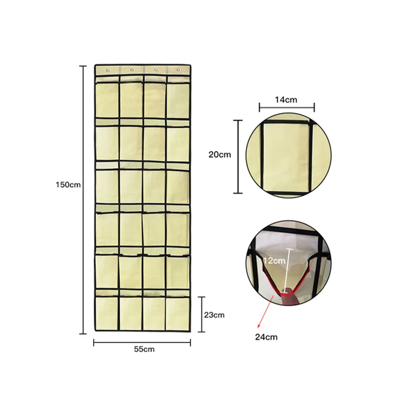 24 Grid Multipurpose Storage Hanging Bag Door Washable Mesh Pockets Large Capacity Foldable Shoes Bags Closet Organizer Storage
24 Grid Multipurpose Storage Hanging Bag Door Washable Mesh Pockets Large Capacity Foldable Shoes Bags Closet Organizer Storage