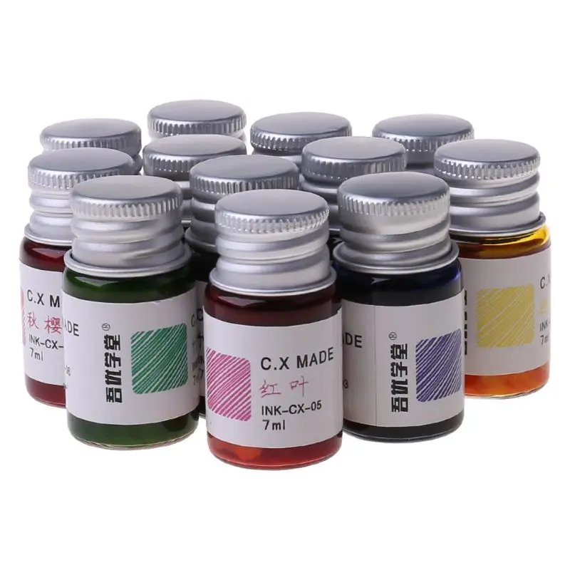 13Pcs/Set Cherry Blossom Rain Bottled Dip Glass Pen Ink With Fountain Dip Writing Signature Pen Art Supplies Gifts M5TB 
13Pcs/Set Cherry Blossom Rain Bottled Dip Glass Pen Ink With Fountain Dip Writing Signature Pen Art Supplies Gifts M5TB