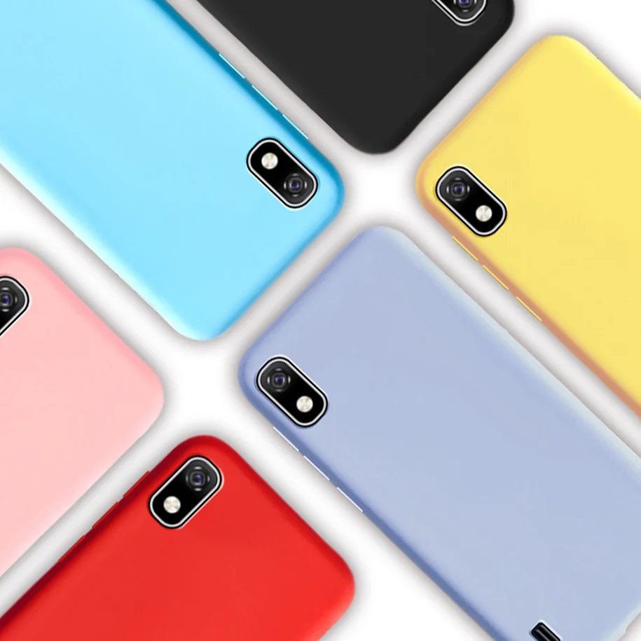 Чехол для Samsung Galaxy A10 силиконовый мягкий чехол карамельных цветов из ТПУ A70 A60 A50 A40