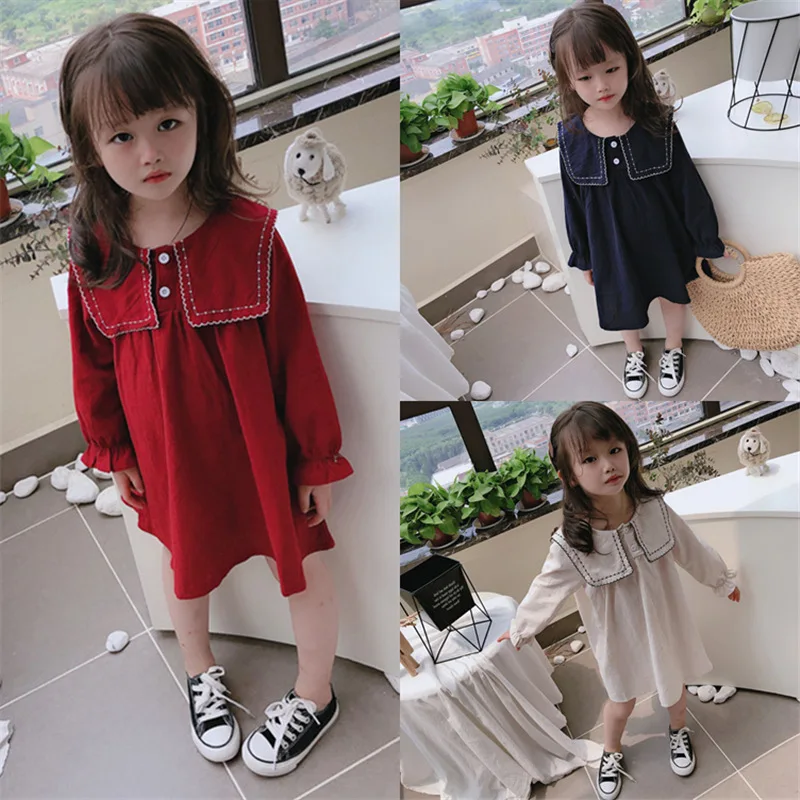 2021 New Children Spring Summer Kids Baby Solid Color Girls Dresses Trendy Costume Ruffle Princess Birthday Party High Quality 
2021 New Children Spring Summer Kids Baby Solid Color Girls Dresses Trendy Costume Ruffle Princess Birthday Party High Quality