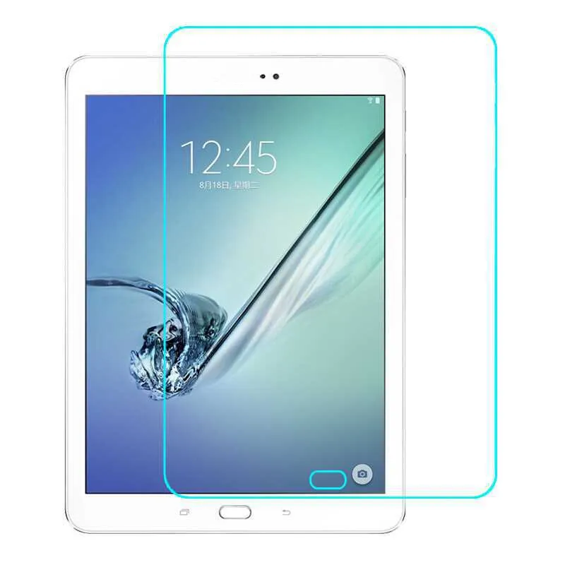 

HD премиум класса, закаленное стекло для Samsung Galaxy Tab S2 9,7 дюймов T810 T813 T815 T819 защита для экрана планшета 2.5D Премиум Защитная пленка с уровнем тве...