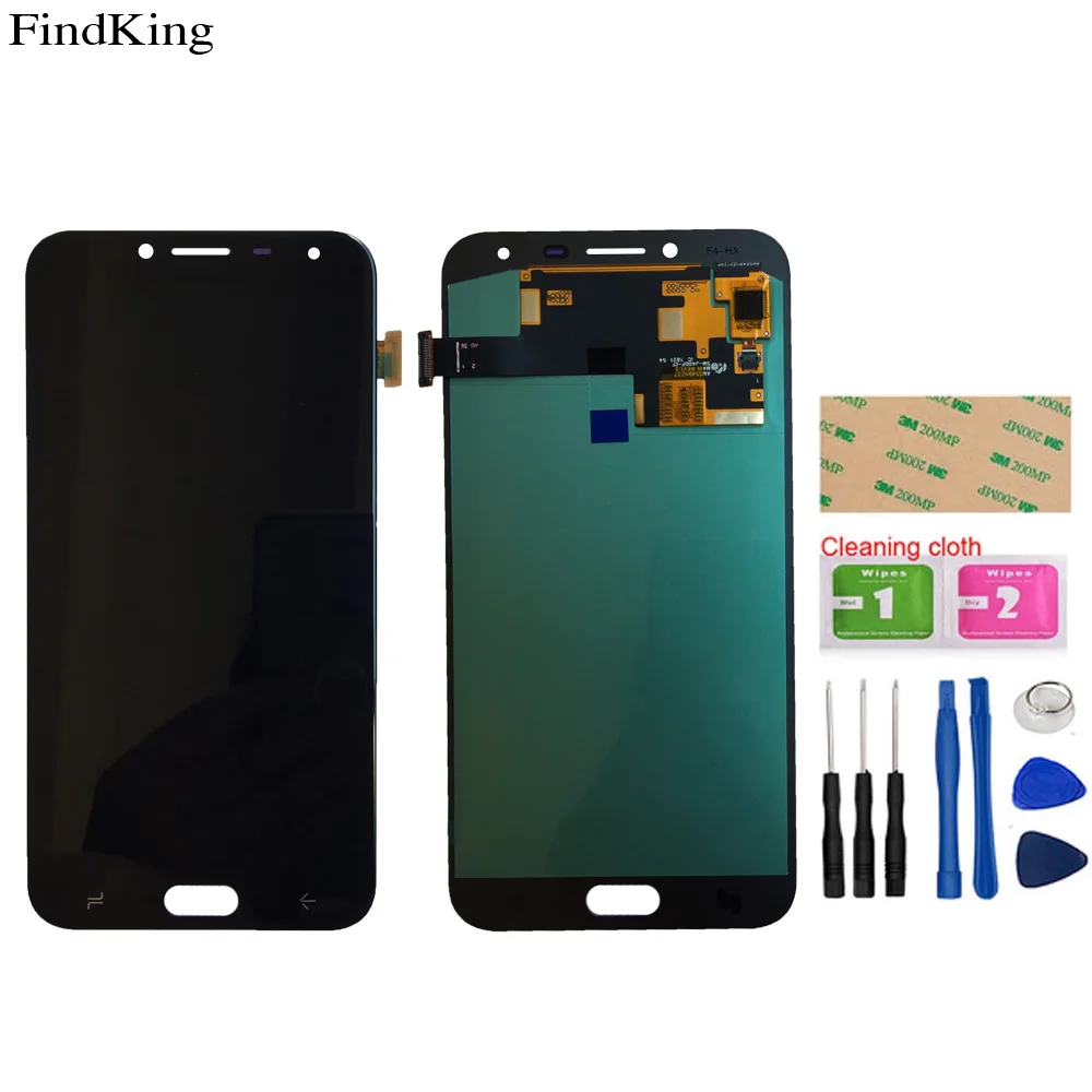 ЖК-дисплей AMOLED для Samsung Galaxy J4 2018 J400 J400F J400H J400G J400P J400M в сборе с сенсорным экраном и