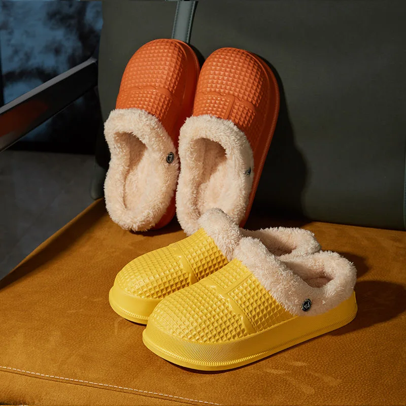 Fur Warm Slippers Women Men Kids Winter Indoor Waterproof Non-Slip Clogs Fashion Casual Footwear Thick Shoes Couple Family Gift
Fur Warm Slippers Women Men Kids Winter Indoor Waterproof Non-Slip Clogs Fashion Casual Footwear Thick Shoes Couple Family Gift