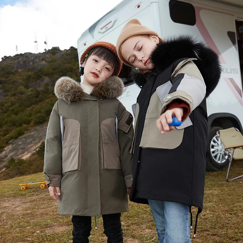 Children Winter Parka Boy girl Hooded Jacket Down Hoodies Wadded Jacket Set Teenager Kids Thick Outerwear Double Layer Warm Coat
Children Winter Parka Boy girl Hooded Jacket Down Hoodies Wadded Jacket Set Teenager Kids Thick Outerwear Double Layer Warm Coat