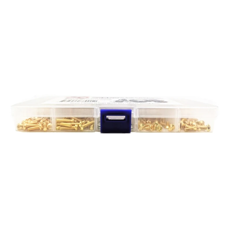 Universal Golden Screws Silver Washers Box Set for HSP Axial 1/8 1/10 RC Car 97BC
Universal Golden Screws Silver Washers Box Set for HSP Axial 1/8 1/10 RC Car 97BC