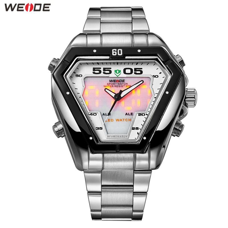 

WEIDE Watch Military Analog Movement Men Top Luxury Brand Bussiness Quartz Waterproof Wristwatch Relogio Masculino Men's Watches