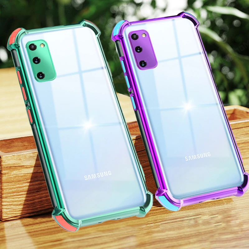 For Samsung Galaxy S20 Plus Case Anti-knock Bumper Color Frame Soft TPU Clear Armor Phone Back Cover For Samsung S20 Plus Case
For Samsung Galaxy S20 Plus Case Anti-knock Bumper Color Frame Soft TPU Clear Armor Phone Back Cover For Samsung S20 Plus Case