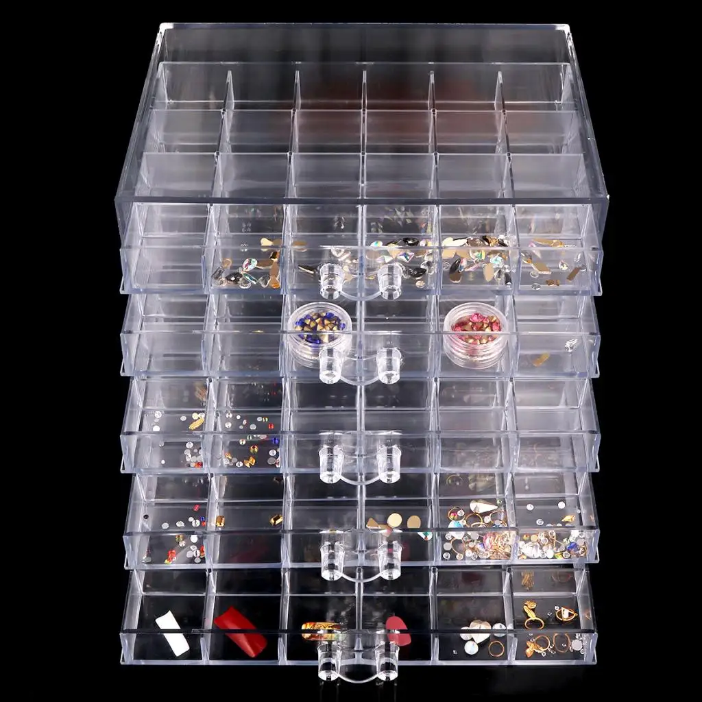Plastic Jewelry Box Organizer Storage Container 120 Grids Case for Nail Art Decoration, Earring Bead, DIY Art Craft
Plastic Jewelry Box Organizer Storage Container 120 Grids Case for Nail Art Decoration, Earring Bead, DIY Art Craft