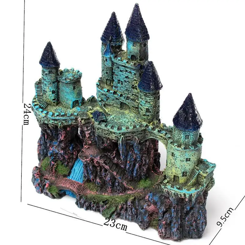 Aquarium Fish Tank Decor Resin Retro Style Castle Aquarium Ornaments Home Fish Tank Landscape Decorations
Aquarium Fish Tank Decor Resin Retro Style Castle Aquarium Ornaments Home Fish Tank Landscape Decorations