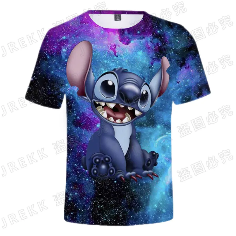 Cartoon Anime Stitch Men's T-shirt Summer Fashion 3D Print Short Sleeve T Shirt For Children Oversized Casual Women Tee Tops
Cartoon Anime Stitch Men's T-shirt Summer Fashion 3D Print Short Sleeve T Shirt For Children Oversized Casual Women Tee Tops
