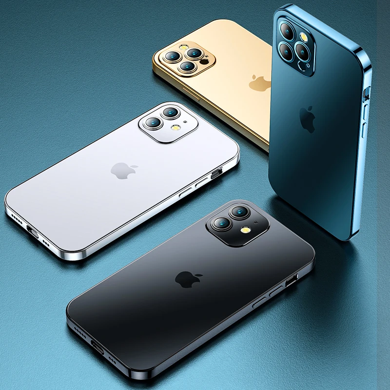 Luxury Plating Square Frame Transparent Case For iPhone 12 11 Pro Max Mini iPhone SE 2020 x xs xr 6 6S 7 8 plus Soft Clear Cover 
Luxury Plating Square Frame Transparent Case For iPhone 12 11 Pro Max Mini iPhone SE 2020 x xs xr 6 6S 7 8 plus Soft Clear Cover