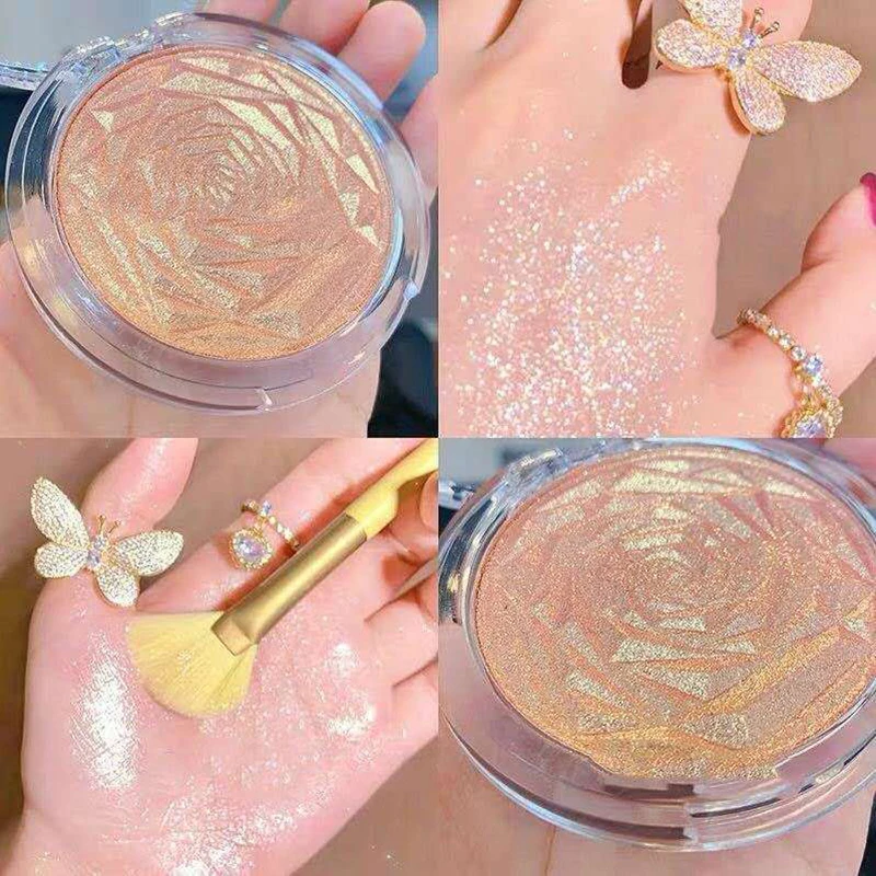 6 Color Rose Diamond Highlighter Shadow Facial Makeup Face Bronzer High Gloss Shimmer Powder Blush Makeup Cosmetic Palette
6 Color Rose Diamond Highlighter Shadow Facial Makeup Face Bronzer High Gloss Shimmer Powder Blush Makeup Cosmetic Palette