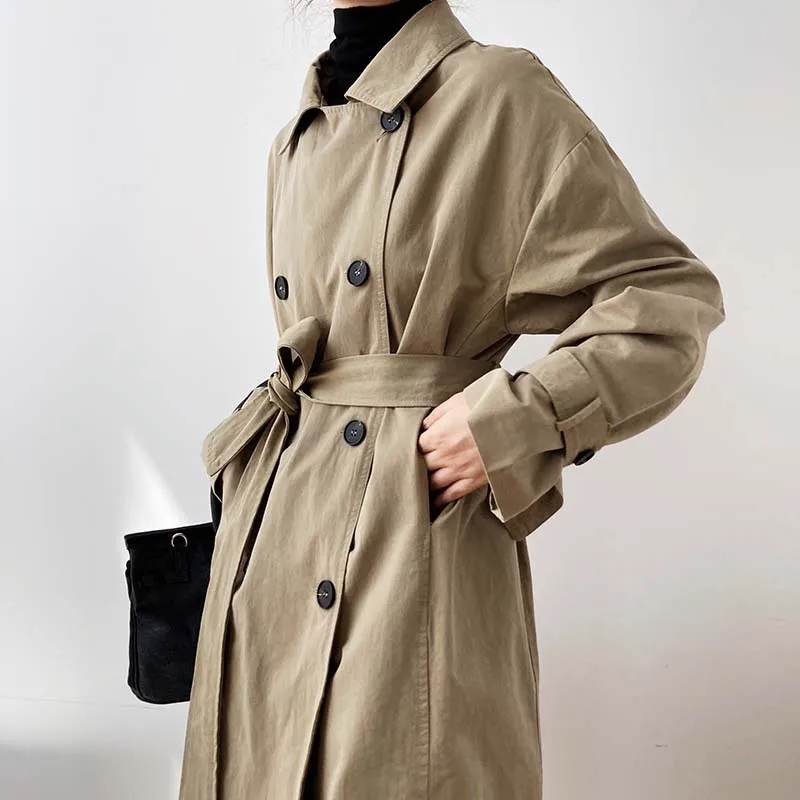 2020 Autumn New Windbreaker Women's Mid-length Korean Style Over The Knee Loose Casual Coat
2020 Autumn New Windbreaker Women's Mid-length Korean Style Over The Knee Loose Casual Coat