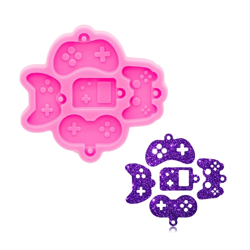 Shiny Glossy Silicone Resin Molds Game Handle Keychain Mold DIY Keychain Pendant Jewelry Epoxy Resin Crafting Molds
Shiny Glossy Silicone Resin Molds Game Handle Keychain Mold DIY Keychain Pendant Jewelry Epoxy Resin Crafting Molds