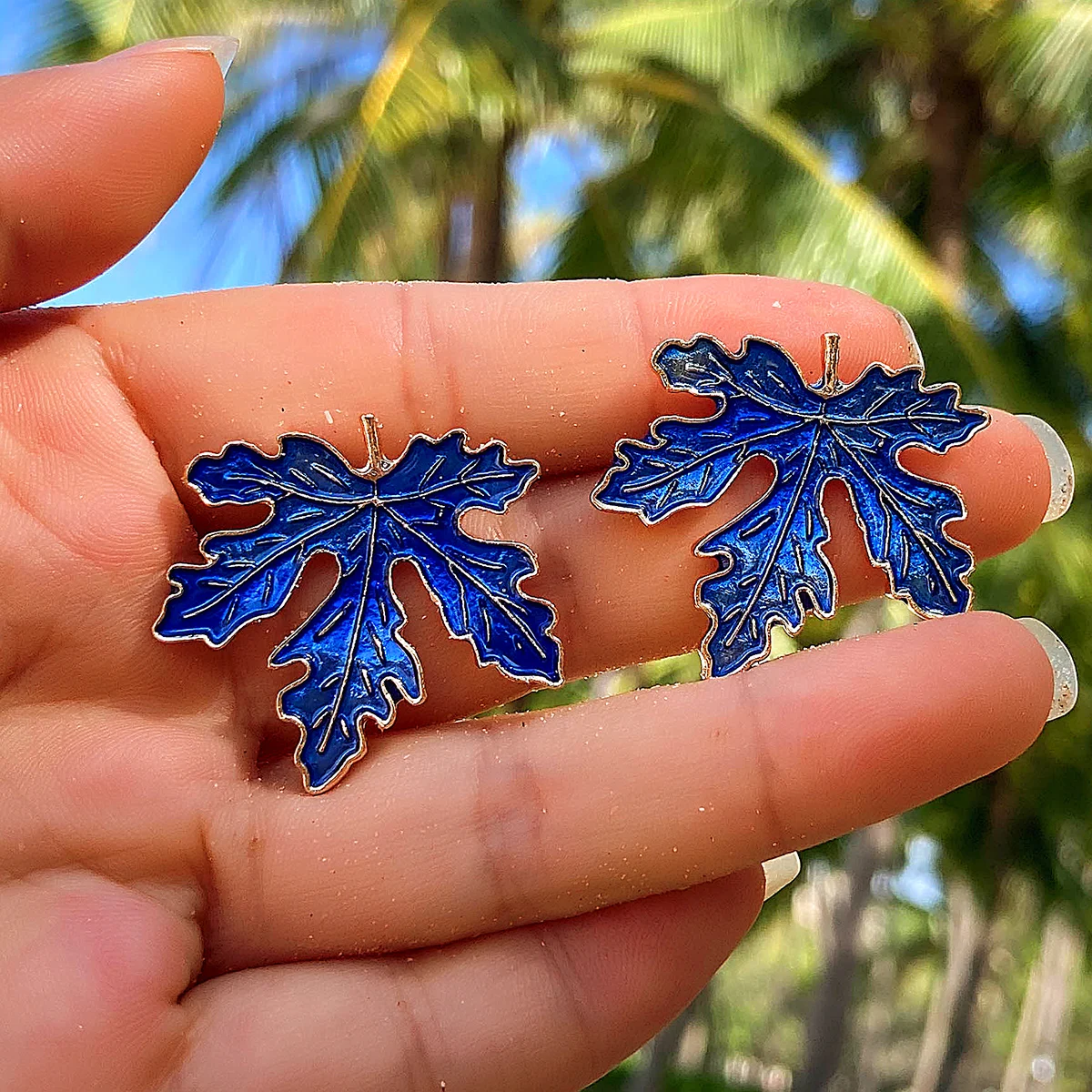 Tocona Bohemia Blue Enamel Leaf Stud Earrings for Women 2021 Trendy Geometry Earrings Fashion Jewelry Party Accessories 18089
Tocona Bohemia Blue Enamel Leaf Stud Earrings for Women 2021 Trendy Geometry Earrings Fashion Jewelry Party Accessories 18089