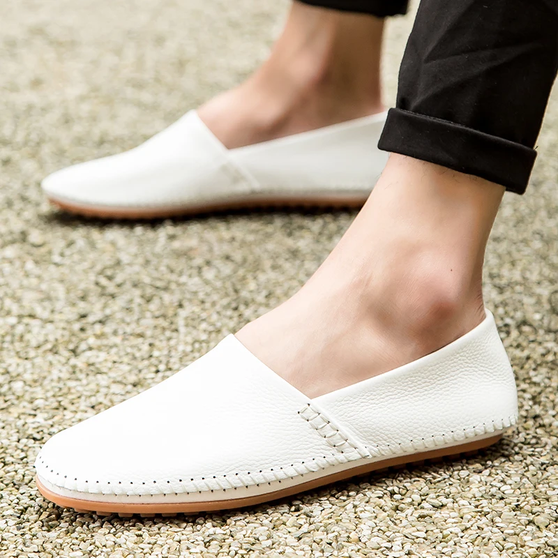 Mens Shoes Genuine Leather Manual Sewing Men Loafers Driving Moccasins Slip on Leather fashion Casual Shoes Man
Mens Shoes Genuine Leather Manual Sewing Men Loafers Driving Moccasins Slip on Leather fashion Casual Shoes Man