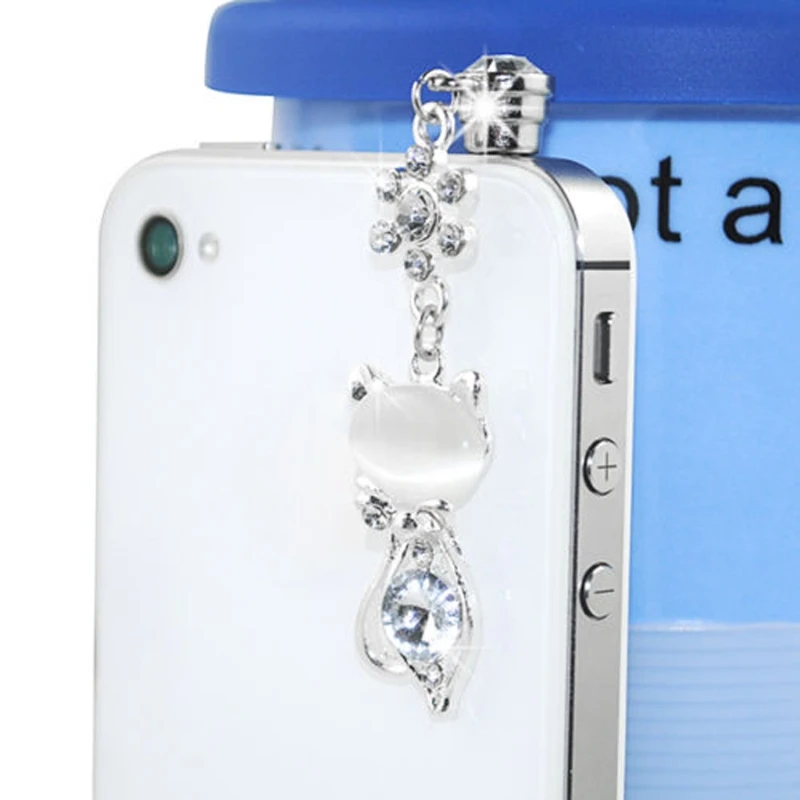 3.5mm Jack Cat Crystal Dust Anti Earphone Cap Stopper Plug for samsung 6 32CA
3.5mm Jack Cat Crystal Dust Anti Earphone Cap Stopper Plug for samsung 6 32CA