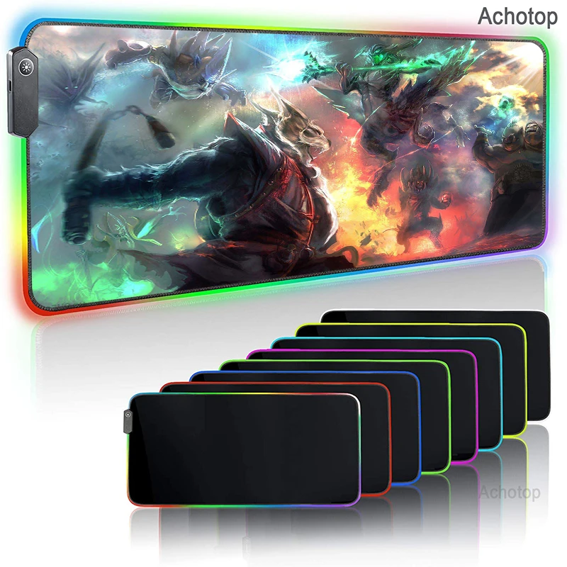 Игровой коврик для мыши Dota 2 RGB, большой размер XXL, игровой коврик для мыши, светодиодный резиновый коврик для клавиатуры, игровой коврик для к... 
Игровой коврик для мыши Dota 2 RGB, большой размер XXL, игровой коврик для мыши, светодиодный резиновый коврик для клавиатуры, игровой коврик для к...