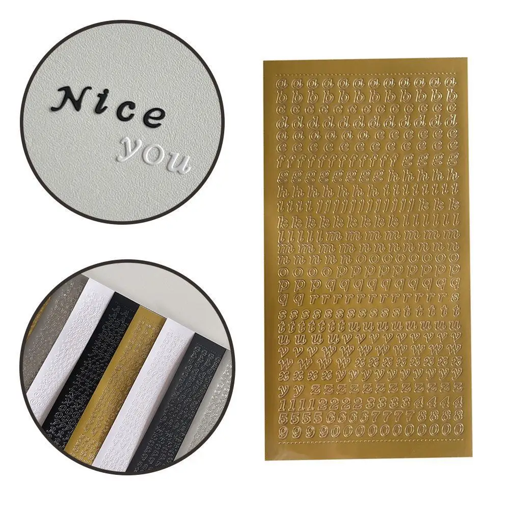 1 Sheet Alphabet Stickers 3D Number Sticker For DIY Hand Accounts Notebooks Nail Art Tips Stamping Decoration Baking Stickers
1 Sheet Alphabet Stickers 3D Number Sticker For DIY Hand Accounts Notebooks Nail Art Tips Stamping Decoration Baking Stickers