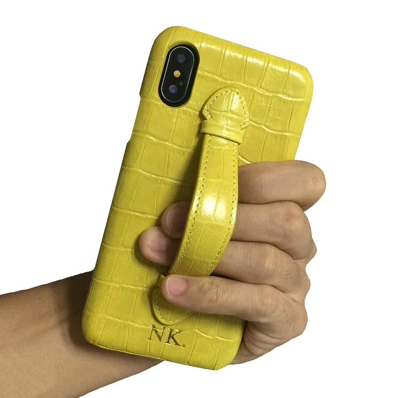 Custom Name Initials Genuine Leather Case For iPhone X XS Max XR XsMax Cell Phone Luxury Cute Crocodile Hand Strap Holder Cover
Custom Name Initials Genuine Leather Case For iPhone X XS Max XR XsMax Cell Phone Luxury Cute Crocodile Hand Strap Holder Cover