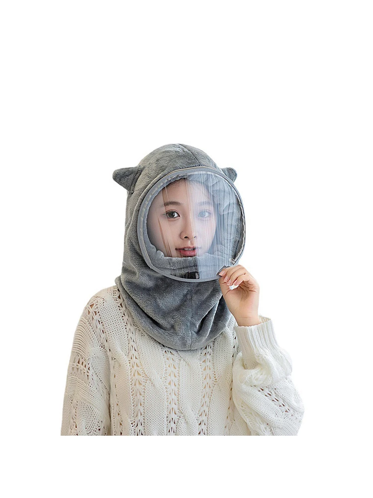 Cycling Windproof Pullover Cap With Transparent Mask Women Face Shield Winter Warm Hat One-Piece Ear-Protection Skating Helmet
Cycling Windproof Pullover Cap With Transparent Mask Women Face Shield Winter Warm Hat One-Piece Ear-Protection Skating Helmet